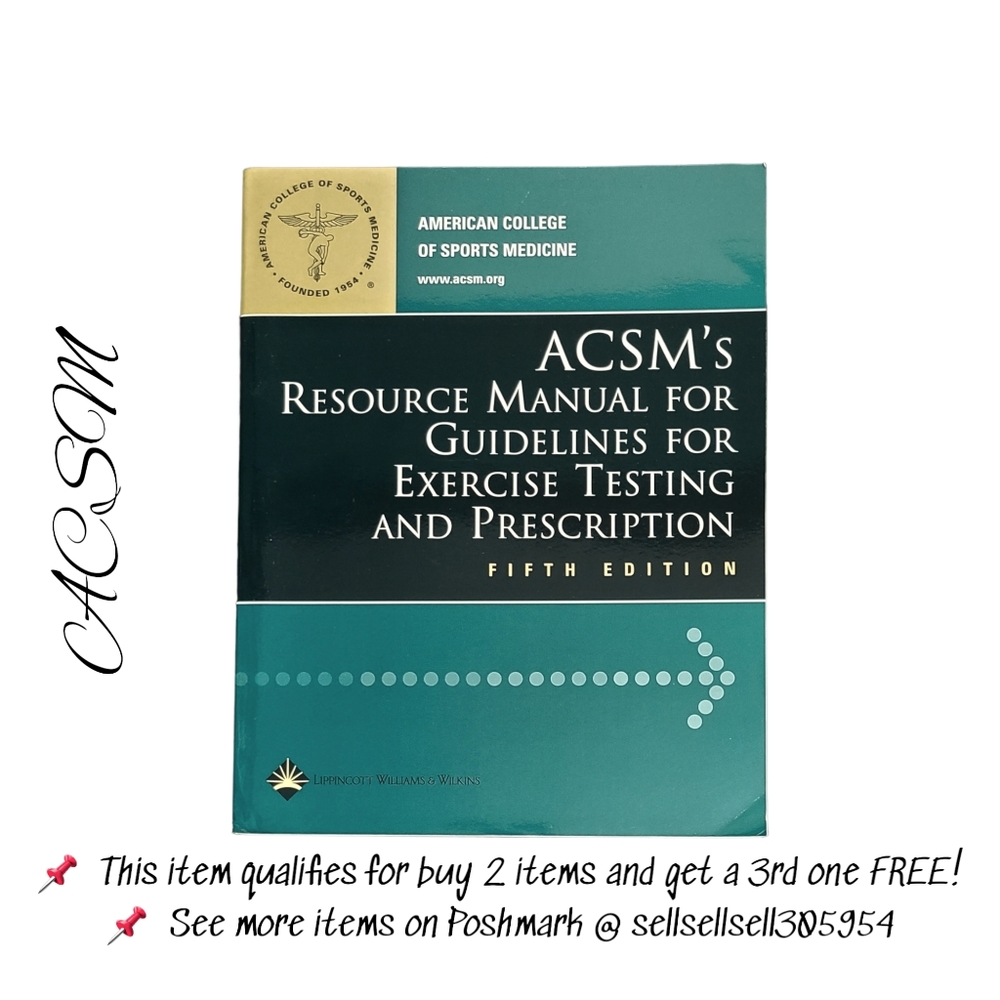 📌 *Book - ACSM's Resource Manual For...